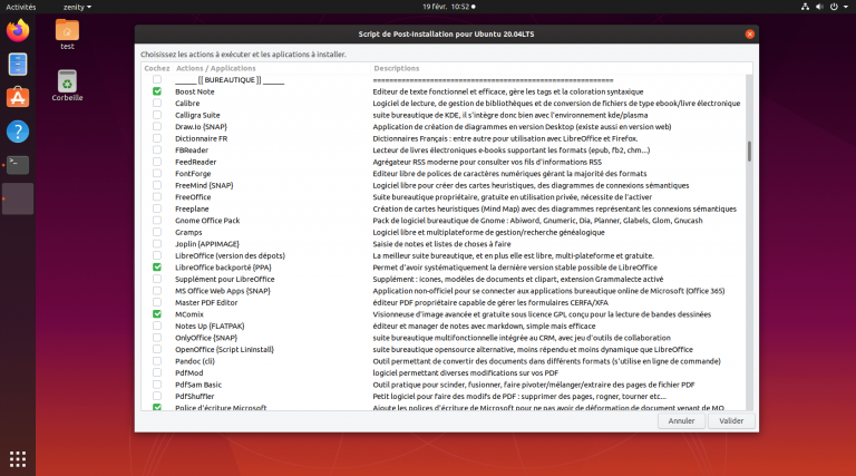 Script de post install Ubuntu 20.04 LTS : Installer ses logiciels favoris en quelques clics